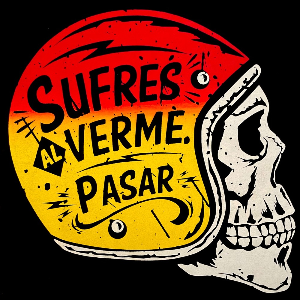 Sickpack California. Sufres al verme pasar ! Motorcycle T-Shirt Biker